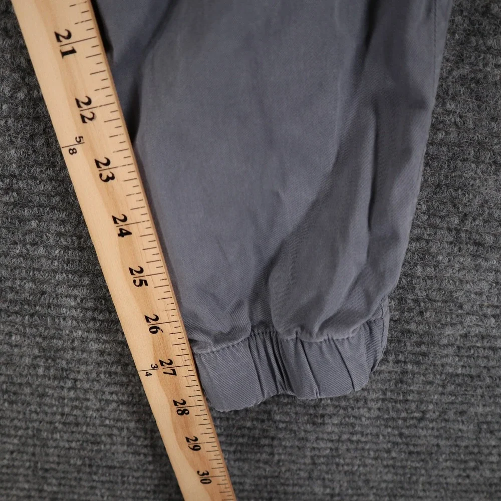 Bearbottom Joggers Mens M Grey Stretch Twill Cuffed Casual Everyday Wear